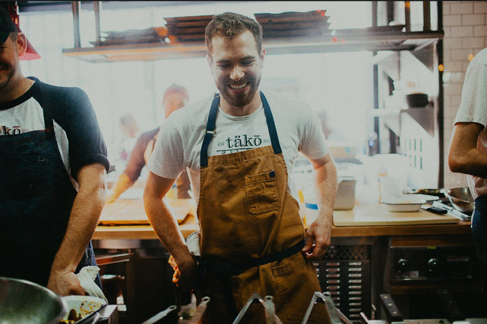 Tako restaurant's chefs.